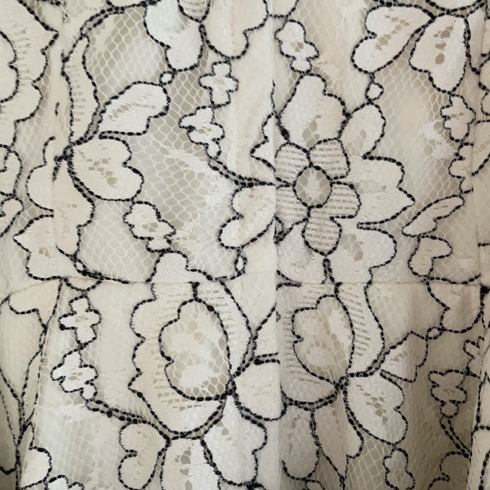 Beautiful Black and White Lace Dress!! - Picture 5 of 6